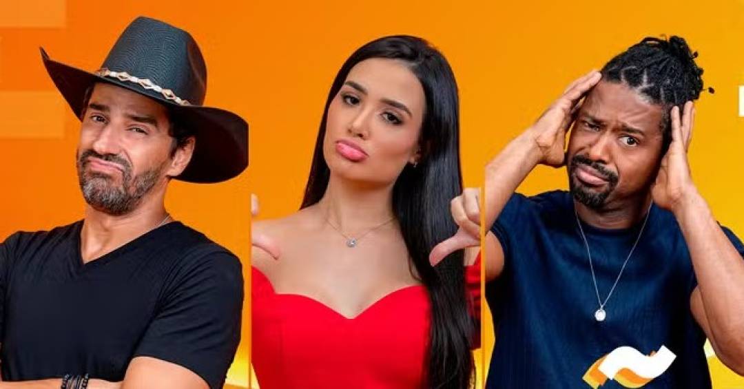 Enquete paredão BBB 26: Entre Cowboy, Jordana e Boneco, quem deve sair?