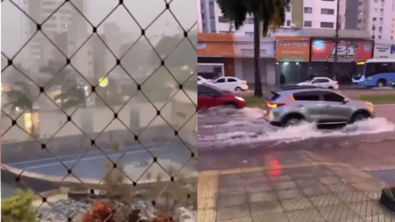 ‘Cê besta, sô’: chuva em Goiânia surpreende leitor do Mais Goiás