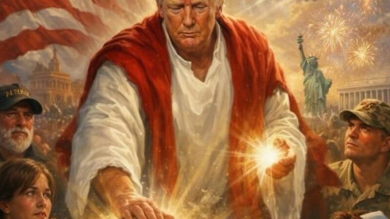 Após críticas, Trump apaga imagem gerada por IA de si mesmo como Jesus Cristo