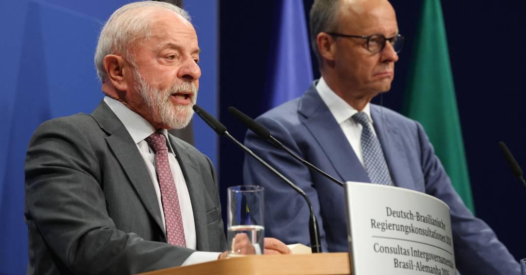 Na Alemanha, Lula faz cobranças à UE e dispara contra os EUA por ‘se meterem’ em Cuba