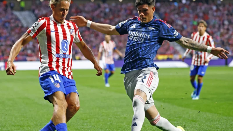 Atlético de Madrid e Arsenal ficam no empate no jogo de ida da semifinal da Champions League