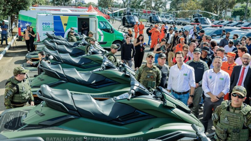 Daniel Vilela reforça combate ao crime com equipamentos