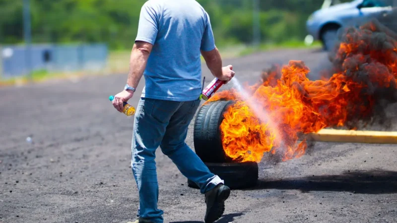 Extintor em spray propõe facilitar combate a incêndios domésticos