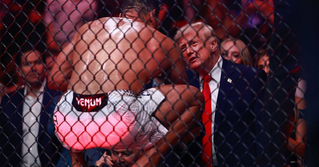 Trump vai ao UFC em Miami enquanto negociações entre EUA e Irã fracassam