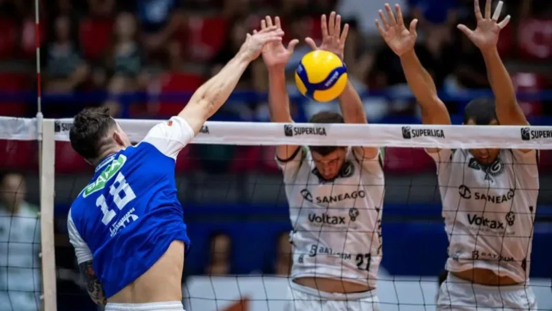 Goiás Vôlei perde primeiro jogo das quartas de final da Superliga Masculina contra o Cruzeiro