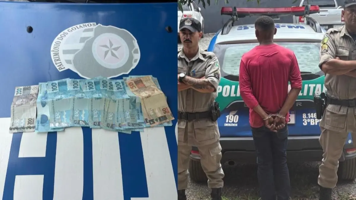 Homem é preso suspeito de furtar R$ 2,1 mil em banheiro de comércio