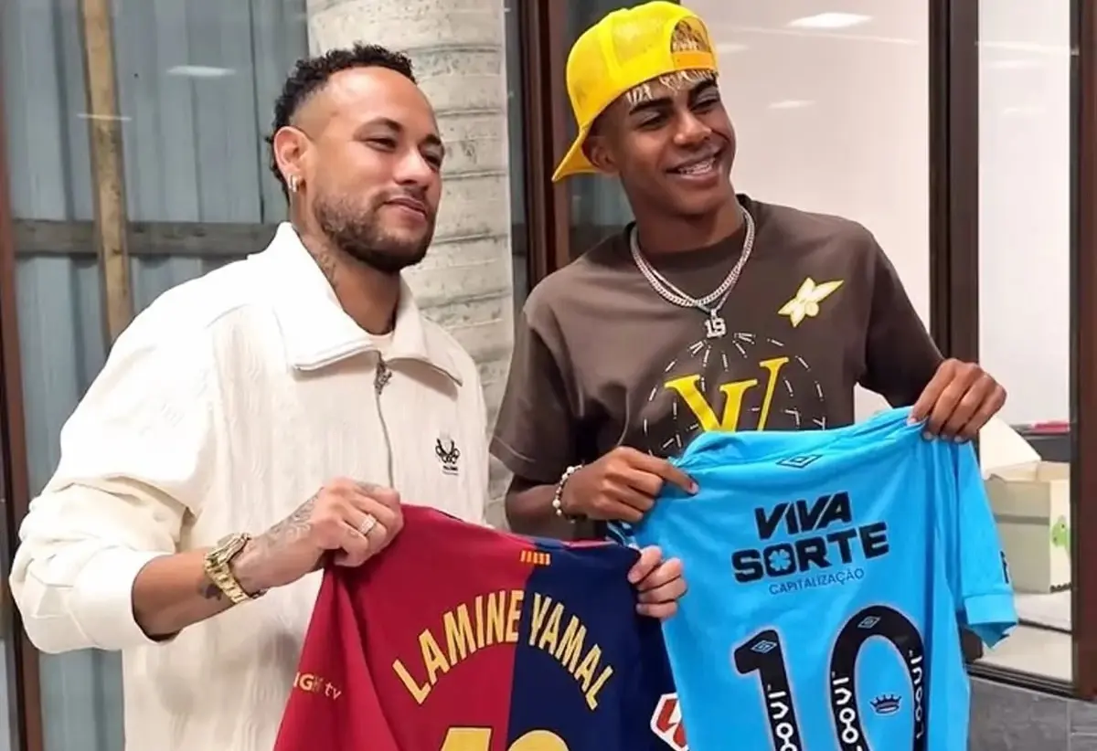 Lamine Yamal rasga elogios a Neymar e espera vê-lo na Copa do Mundo