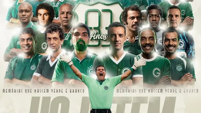 “Memórias que nascem verde e branco”, Goiás homenageia ídolos em seus 83 anos