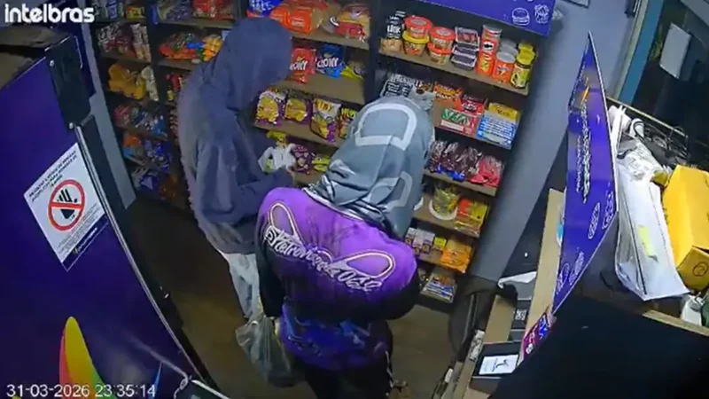 Morador e comparsa invadem mercadinho de condomínio em Aparecida e furtam produtos