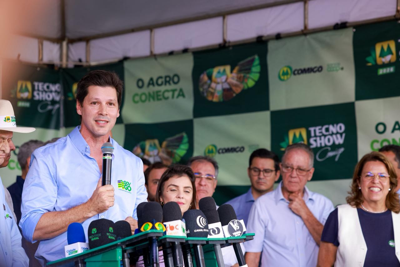 Na Tecnoshow, Daniel reforça agro e amplia obras