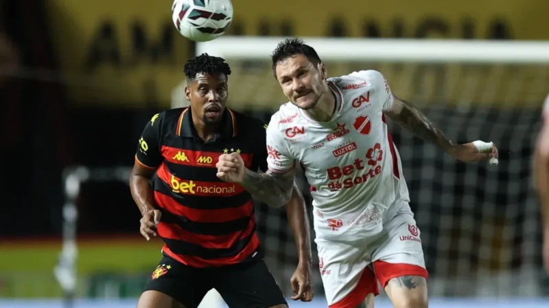 Na estreia de Guto Ferreira, Vila Nova fica no empate com o Sport na Ilha do Retiro