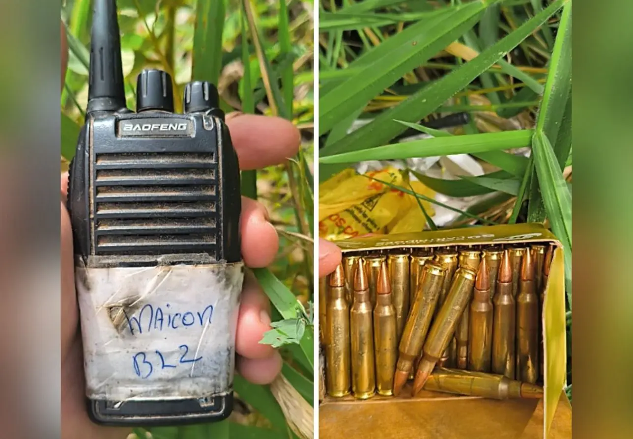 PM apreende munições de fuzil e rádios usados por traficantes em Aparecida