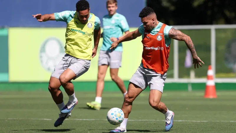 Paulinho treina normalmente e pode ser novidade no Palmeiras para estreia na Copa do Brasil