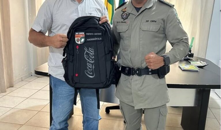 Prefeitura de Amorinópolis reforça parceria com PM