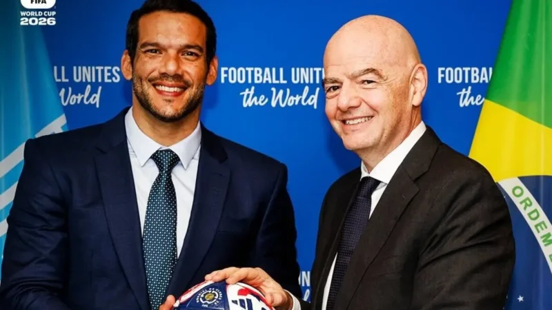 Presidente da Fifa deseja boa sorte para Brasil na Copa do Mundo