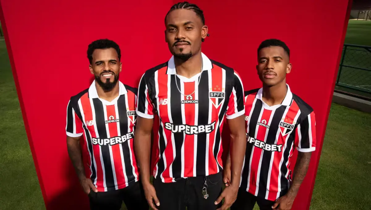 São Paulo lança o segundo uniforme para a temporada de 2026, veja fotos