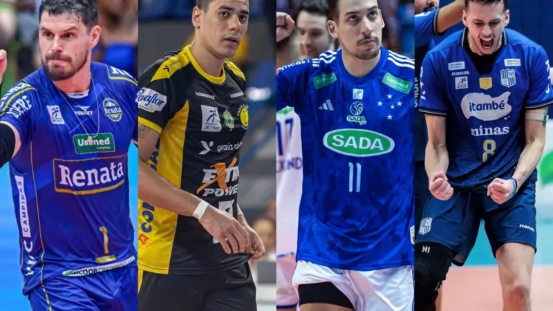 Semifinais da Superliga Masculina prometem equilíbrio e emoção; confira os confrontos