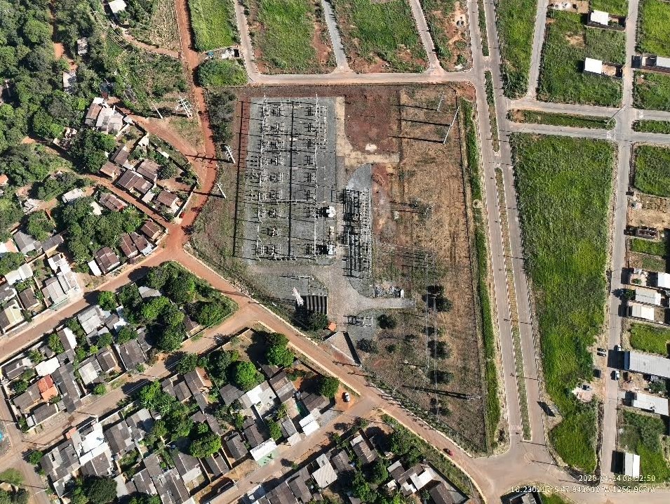 Subestação Rio Vermelho ampliada e reforça redes em Luziânia