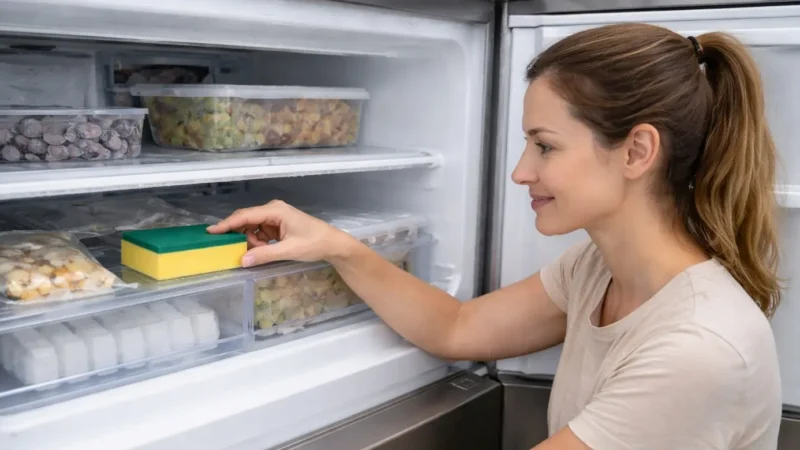 Truque da esponja no congelador; veja para que serve