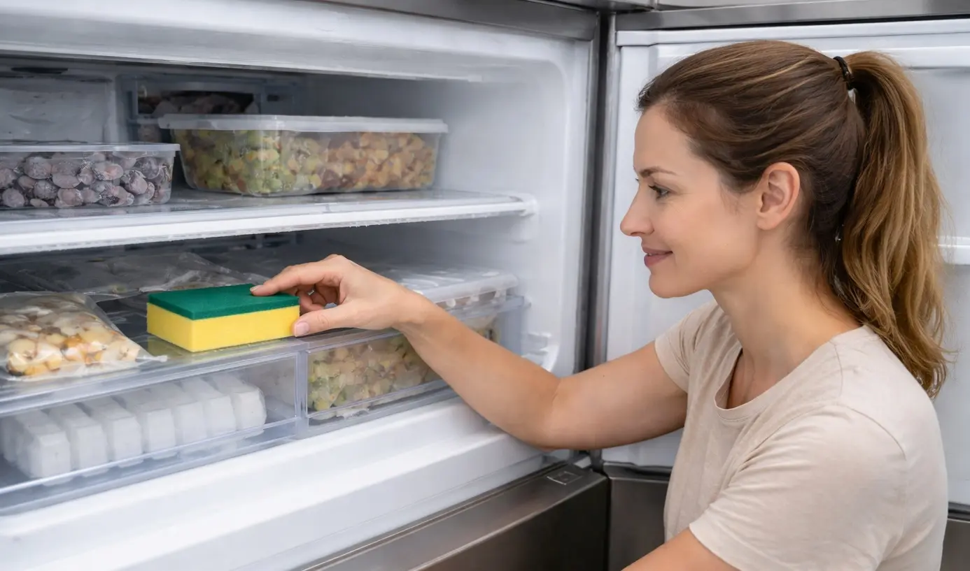 Truque da esponja no congelador; veja para que serve