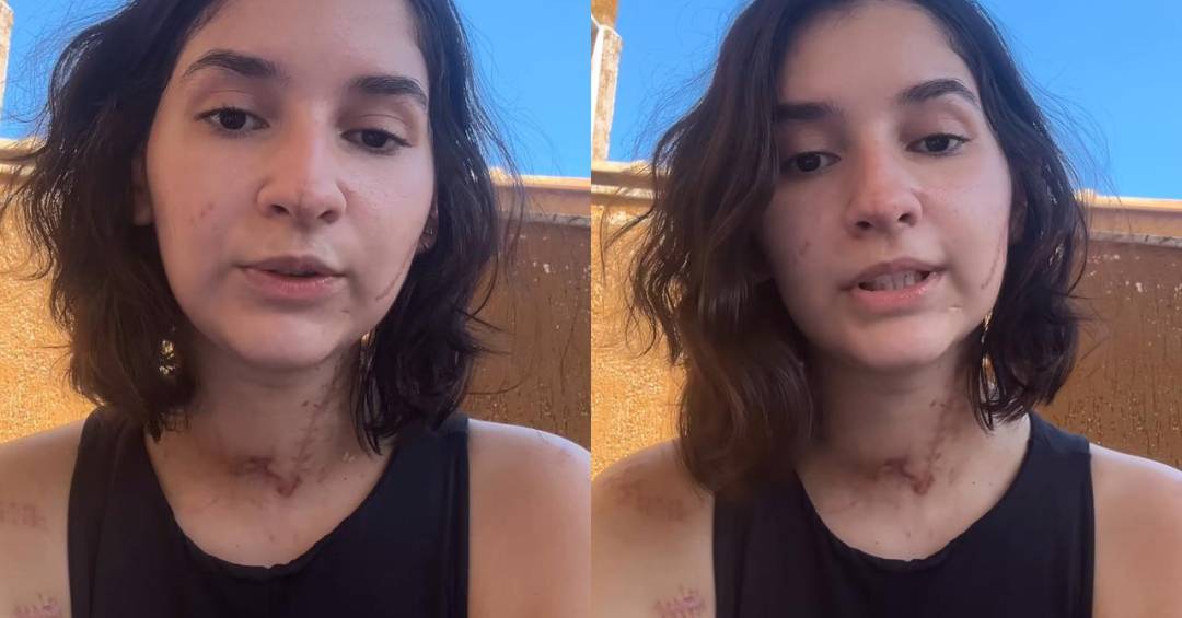 Vídeo: jovem esfaqueada se pronuncia pela primeira vez sobre tentativa de feminicídio
