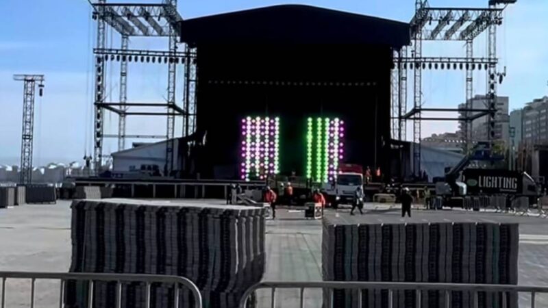 Empresa responsável pela montagem do show da Shakira é multada após acidente que matou serralheiro