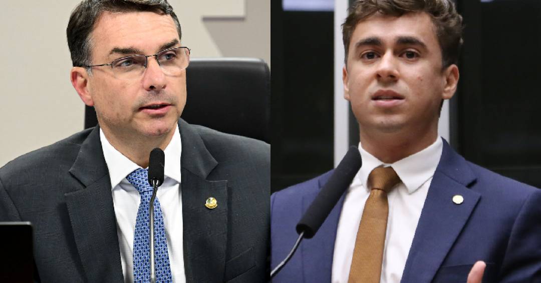 Flávio Bolsonaro se pronuncia após briga, e Nikolas fala em ‘clima que ninguém mais suporta’