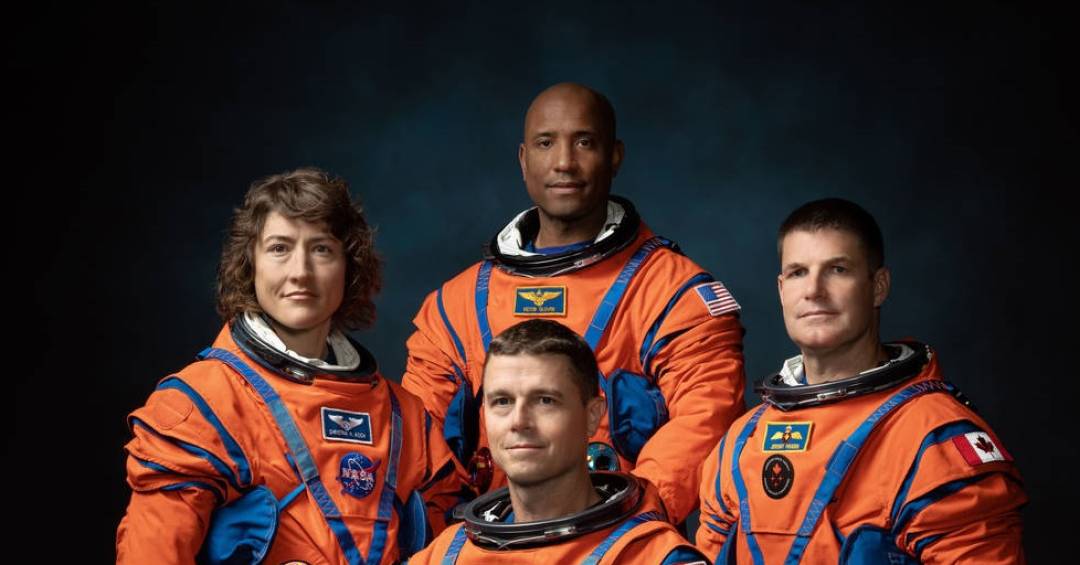 A dura frase de astronauta às filhas antes de missão Artemis II para a Lua