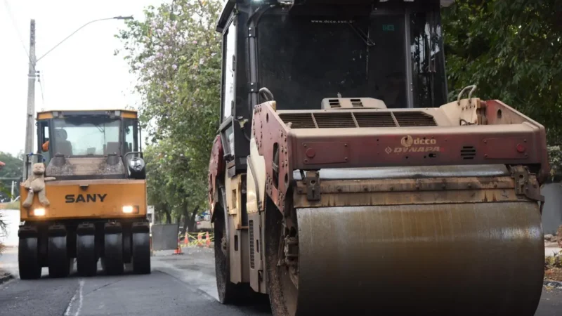 recapeamento em bairros da região oeste de Goiânia