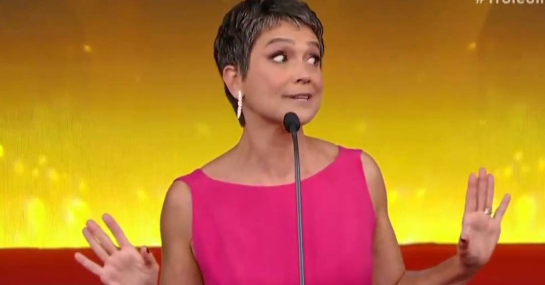 Sandra Annenberg resgata frase icônica durante Troféu Imprensa