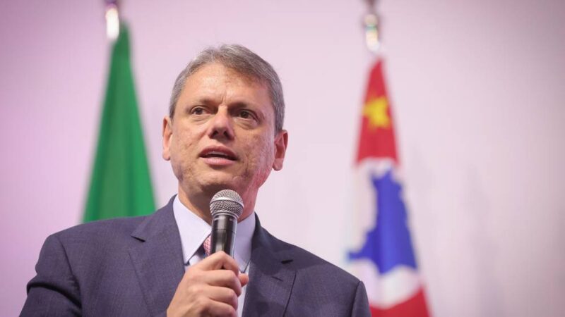 A reação de Tarcísio à explosão provocada por gás em São Paulo