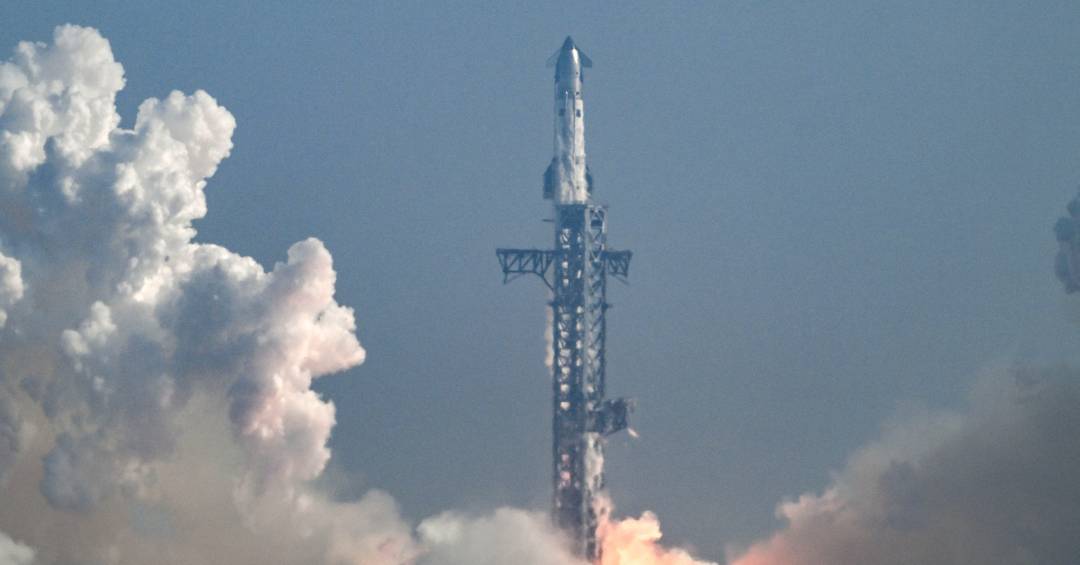 SpaceX lança última versão de seu megafoguete Starship