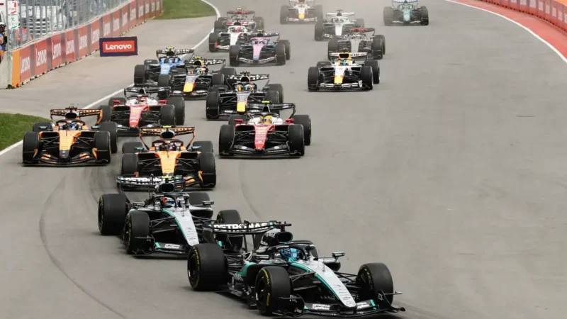Após choque com companheiro, George Russell vence corrida sprint no GP do Canadá