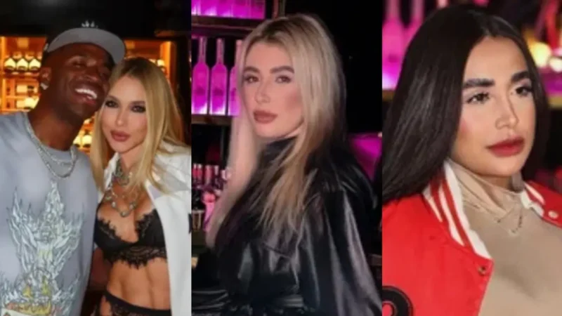 As fotos das modelos brasileiras no término de Virginia e Vini Jr.
