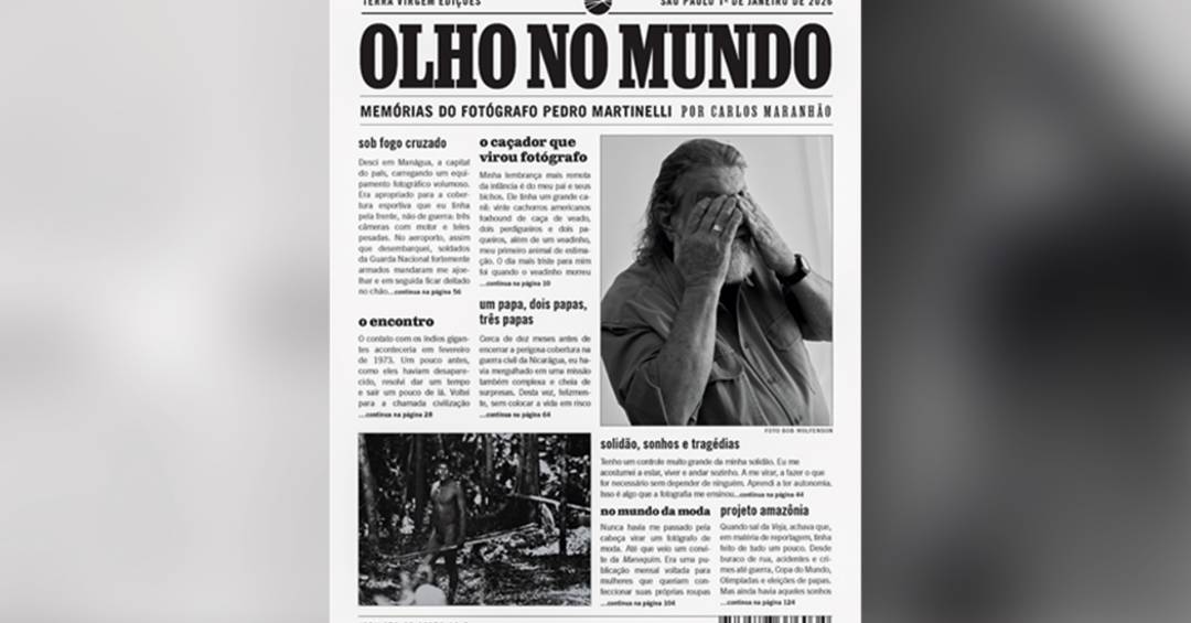 ‘Olho no Mundo’: livro acompanha trajetória do fotógrafo Pedro Martinelli