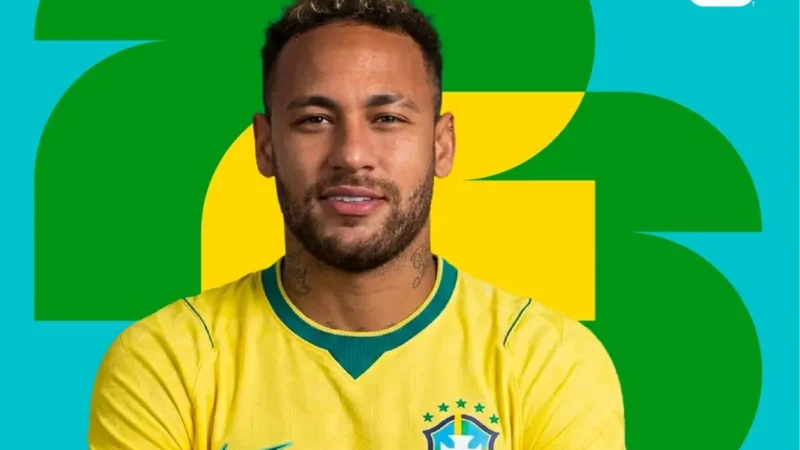 CBF “atualiza” figurinha de Neymar após convocação para a Copa do Mundo