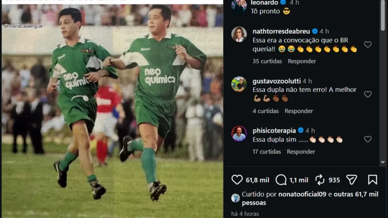Cantor Leonardo se coloca à disposição de Ancelotti às vésperas da convocação para a Copa