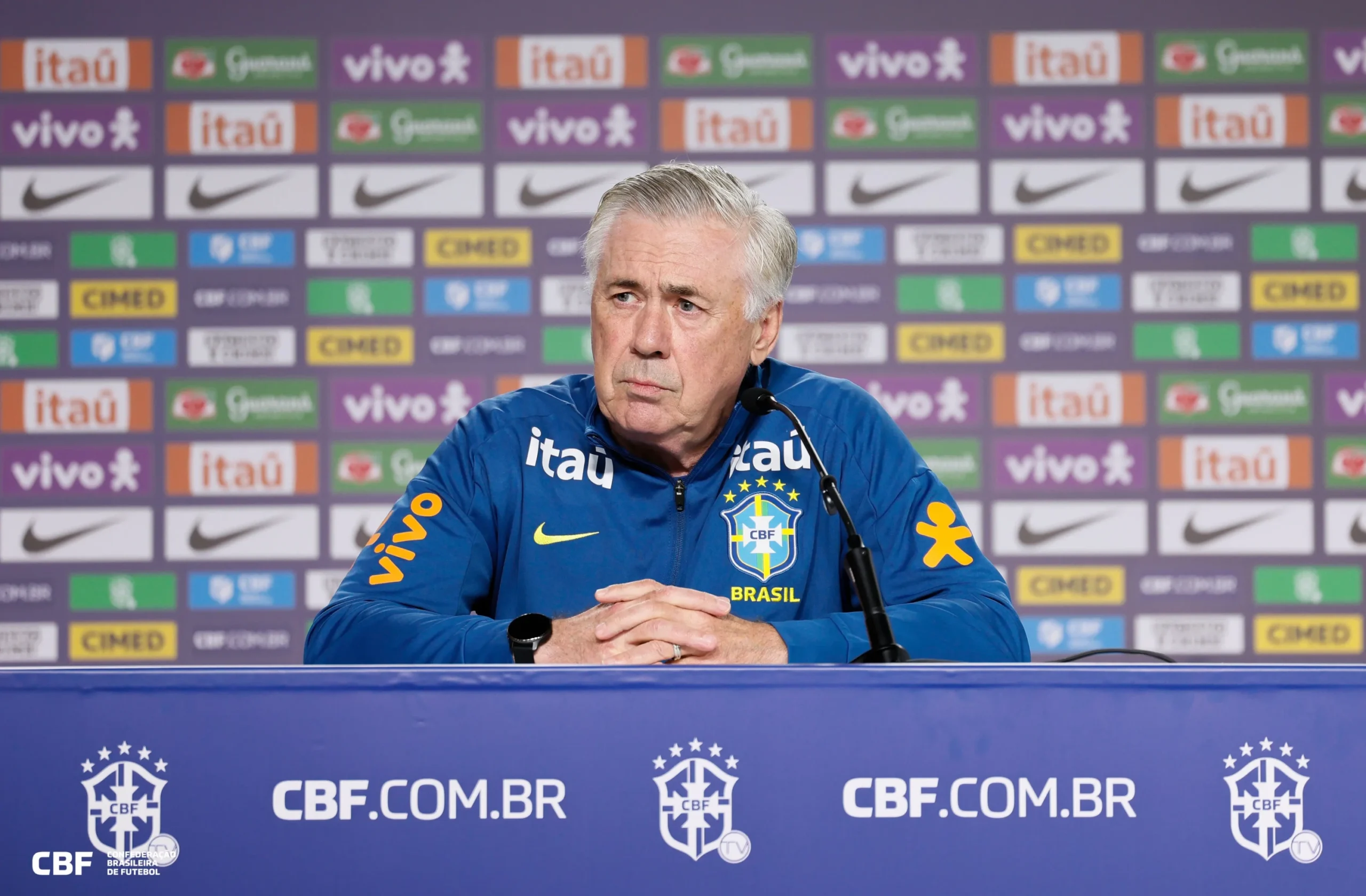 Carlo Ancelotti comenta possível convocação de Neymar: “Não é uma decisão simples”