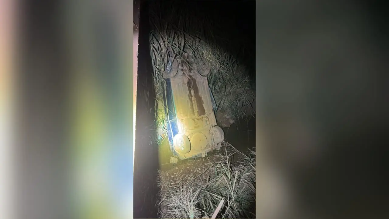 Carro cai de ponte e motorista é encontrado morto dias após acidente em Formosa