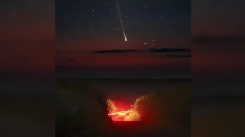 Cometa raro cruza céu de Jataí: ‘inegavelmente impressionante’