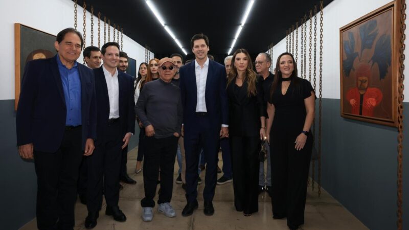 Daniel destaca arte goiana na exposição 4 Mestres