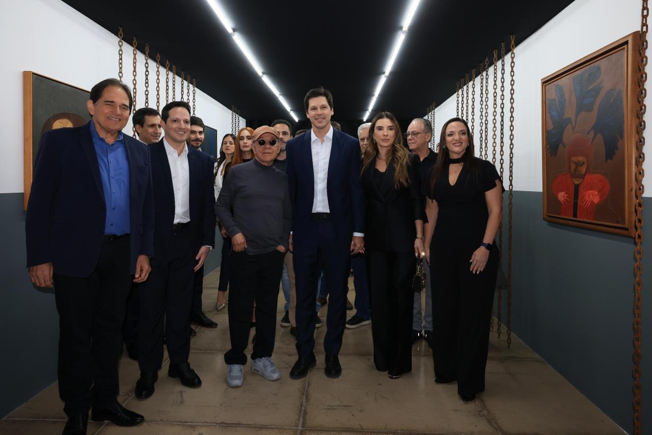 Daniel destaca arte goiana na exposição 4 Mestres