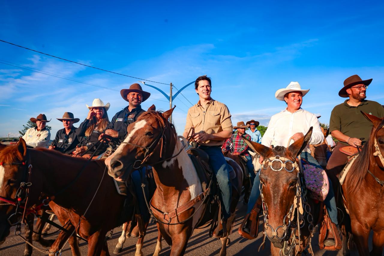 Daniel participa da 23ª Cavalgada Ecológica de Córrego do Ouro
