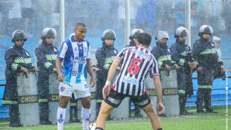 Em jogo polêmico, Anápolis perde para Paysandu e segue na zona de rebaixamento da Série C