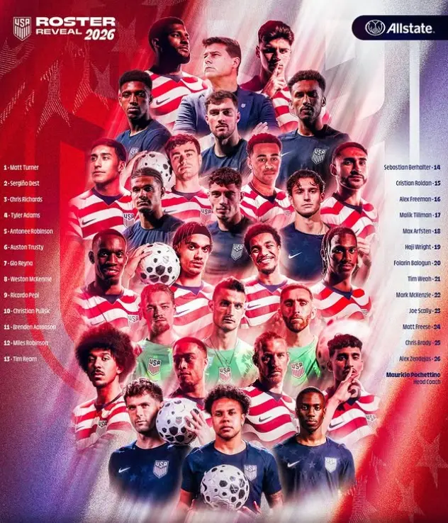 Estados Unidos: com show e festa públicos, anfitriões apresentam convocados para a Copa do Mundo