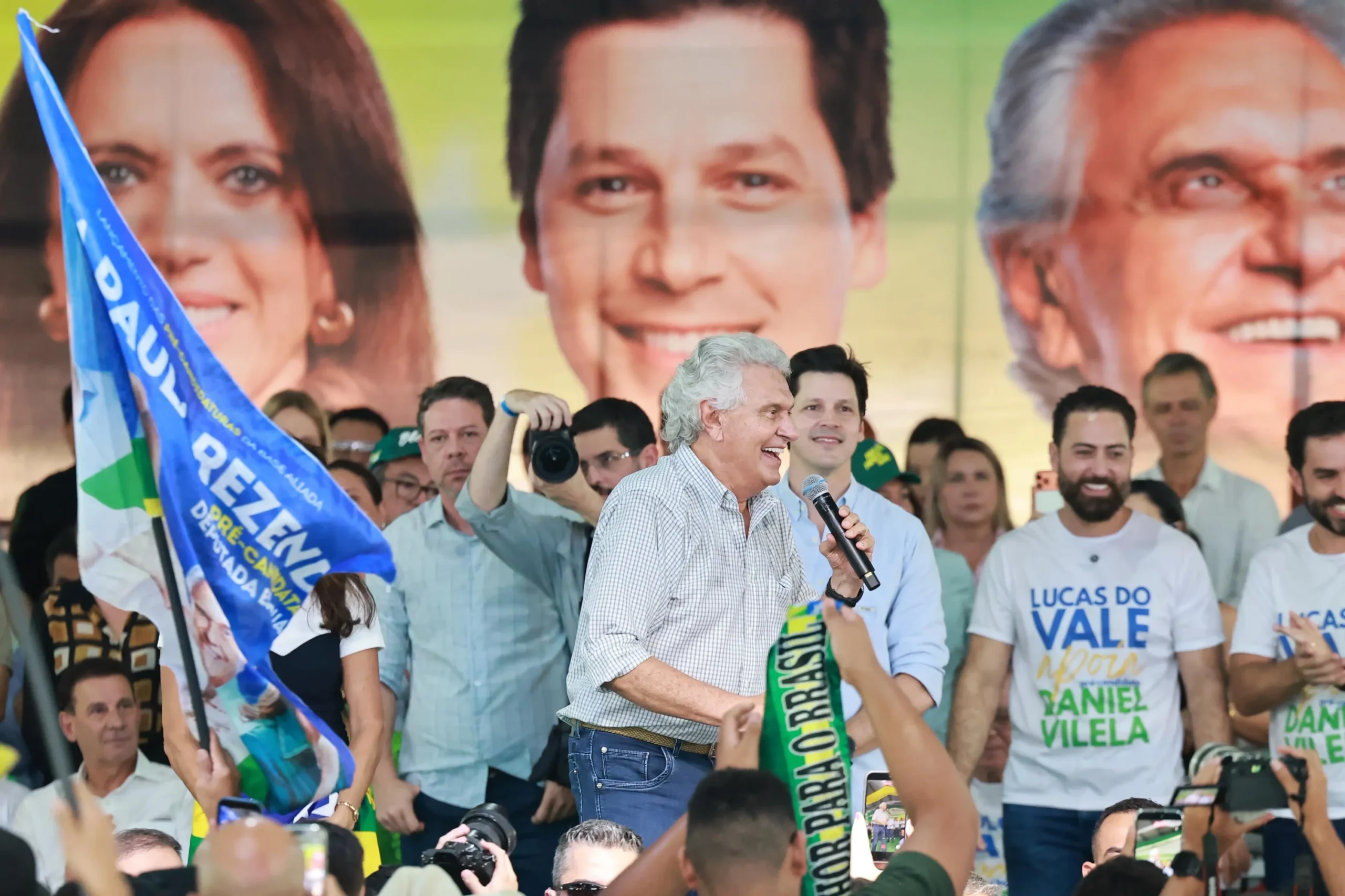 “Eu vou tirar o ladrão da Presidência”, diz Caiado ao criticar Lula em evento em Rio Verde