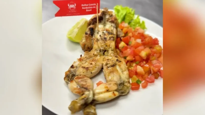 Ex-chef vende jantinha com carne de rã e jacaré em Goiânia