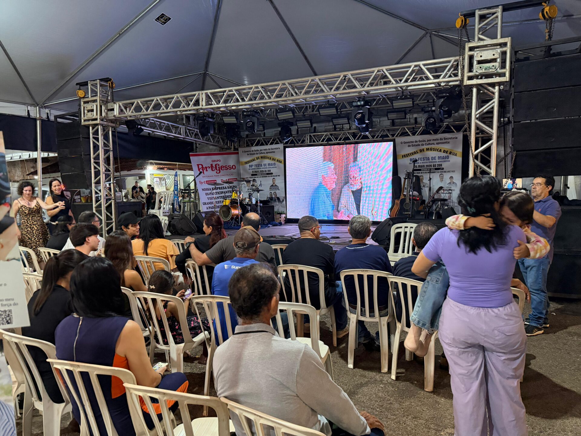 Filme é exibido na programação da Festa da Padroeira da cidade