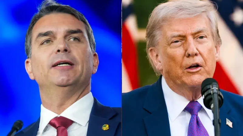 Flávio vai aos EUA na esperança de conseguir agenda com Trump