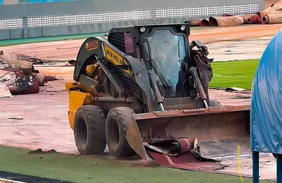 Governo de Goiás inicia obras da pista de atletismo do estádio Olímpico